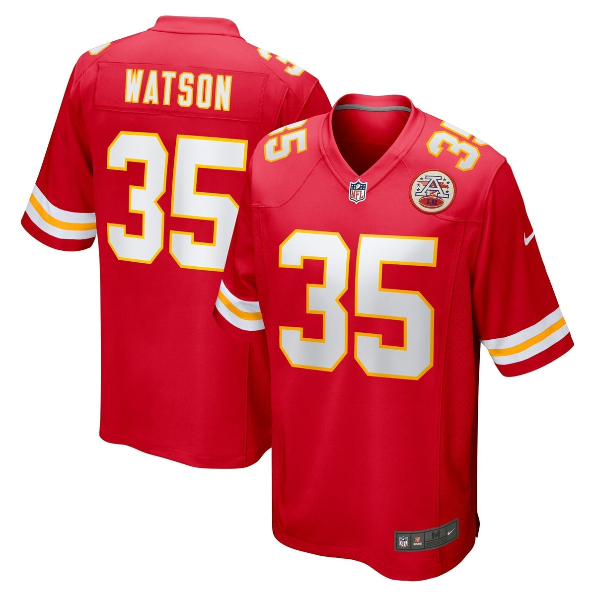 Jaylen Watson Kansas City Chiefs Nike Game   Jersey - Red
