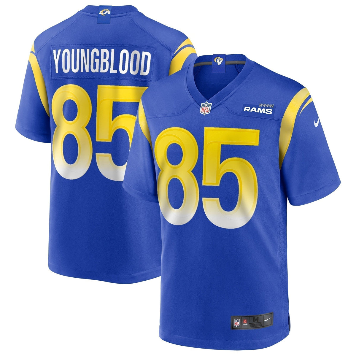 Jack Youngblood Los Angeles Rams Nike Game Retired   Jersey - Royal