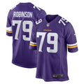 Tyrese Robinson Minnesota Vikings Nike Team Game Jersey -  Purple