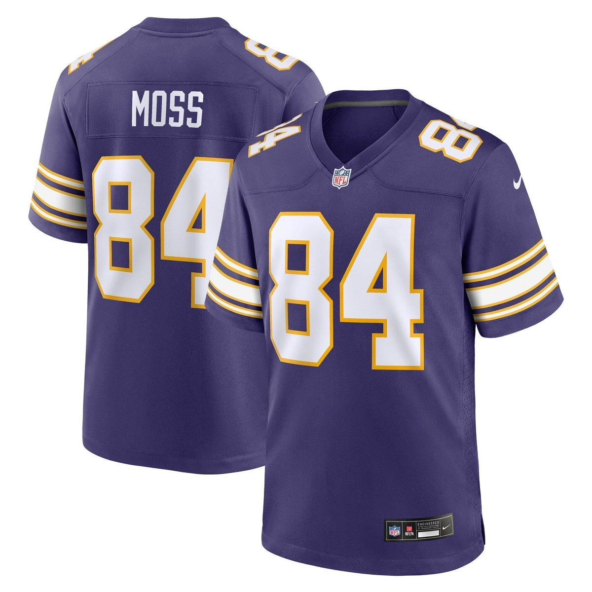 Randy Moss Minnesota Vikings Nike Classic Retired   Game Jersey - Purple