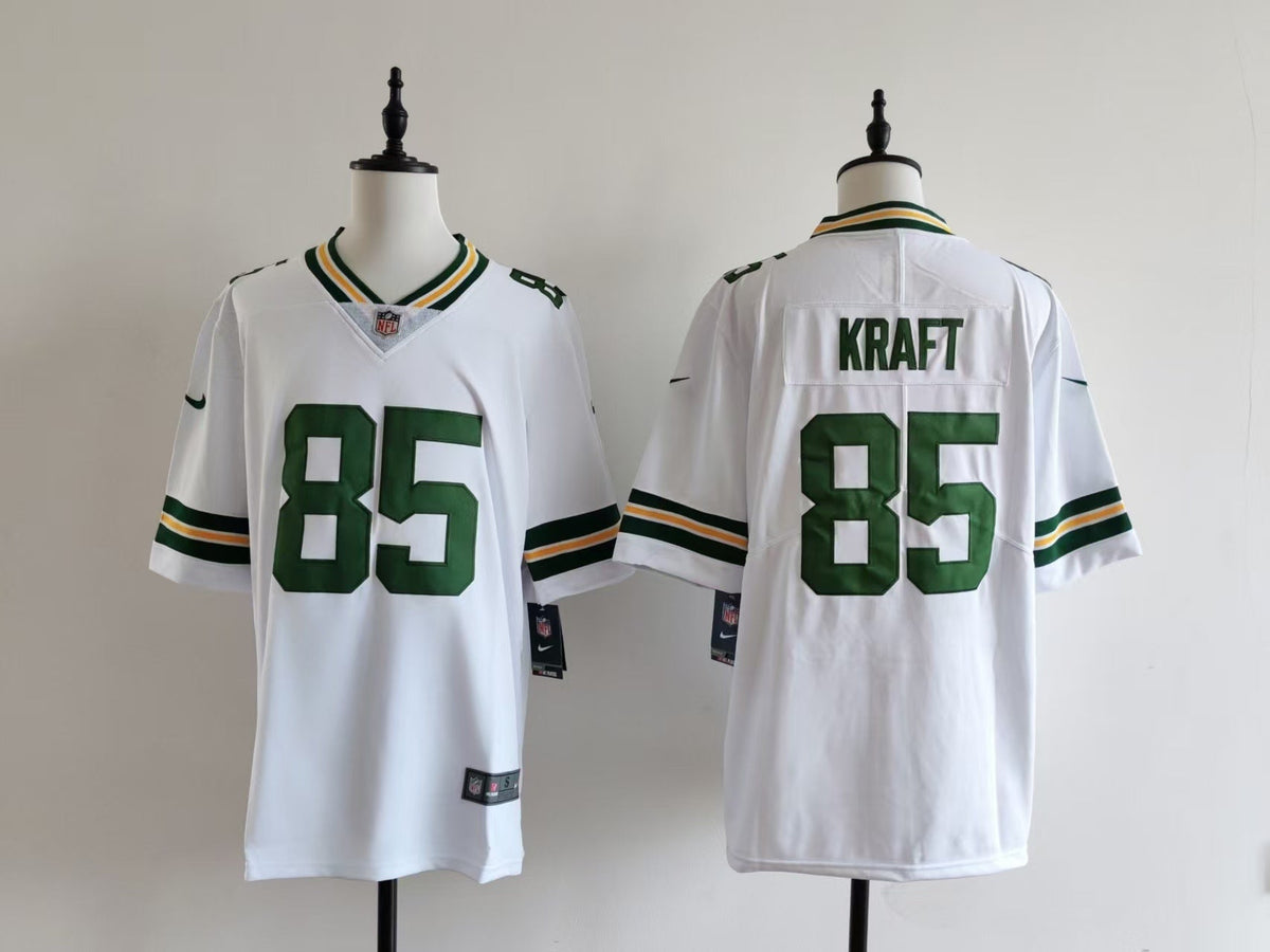Men's Green Bay Packers Tucker Kraft Nike Jersey -  White