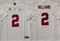 Men's Alabama Crimson Tide Ryan Williams #2 White Game Jersey