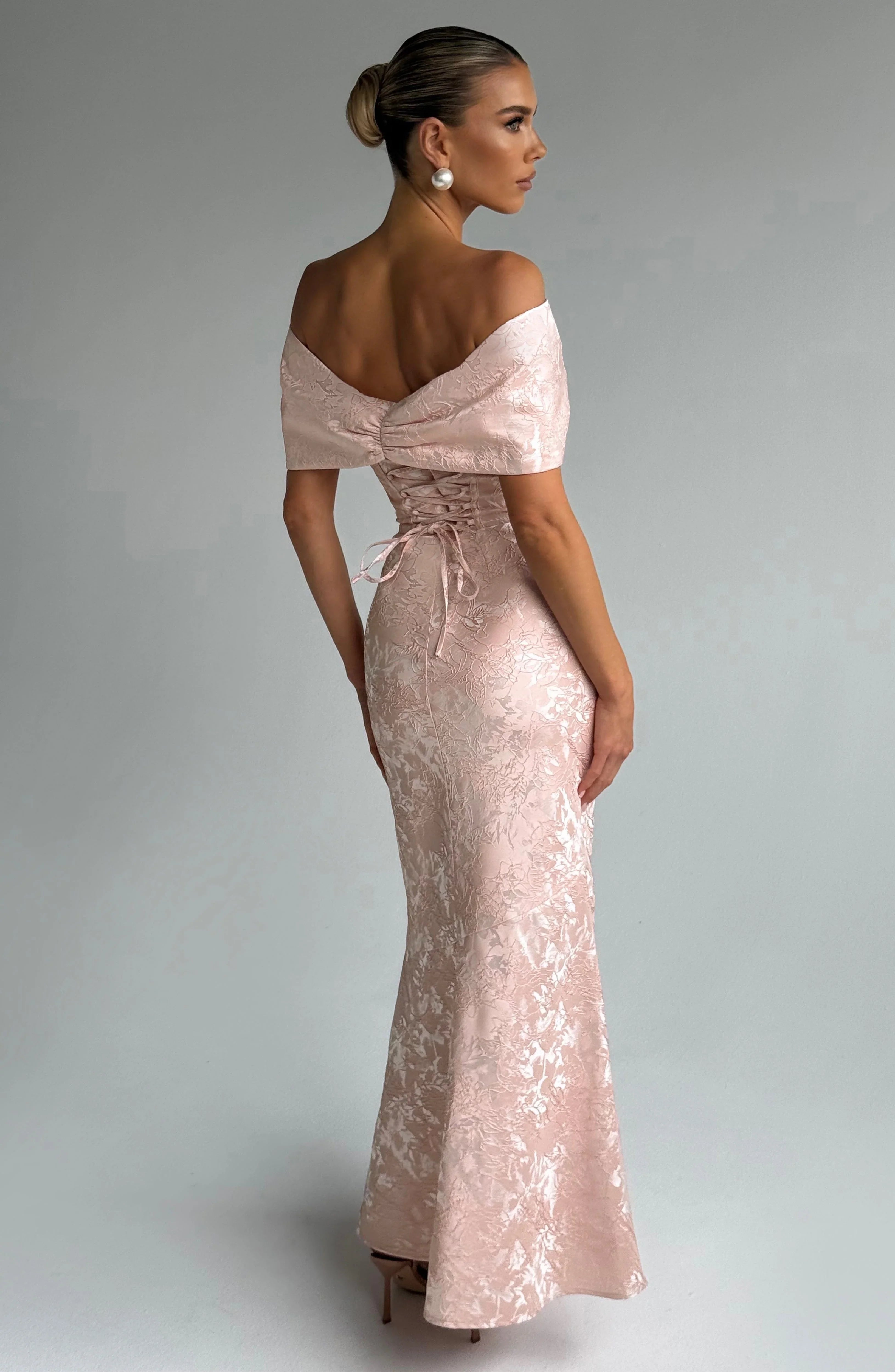 Emberly Maxi Dress - Soft Peach