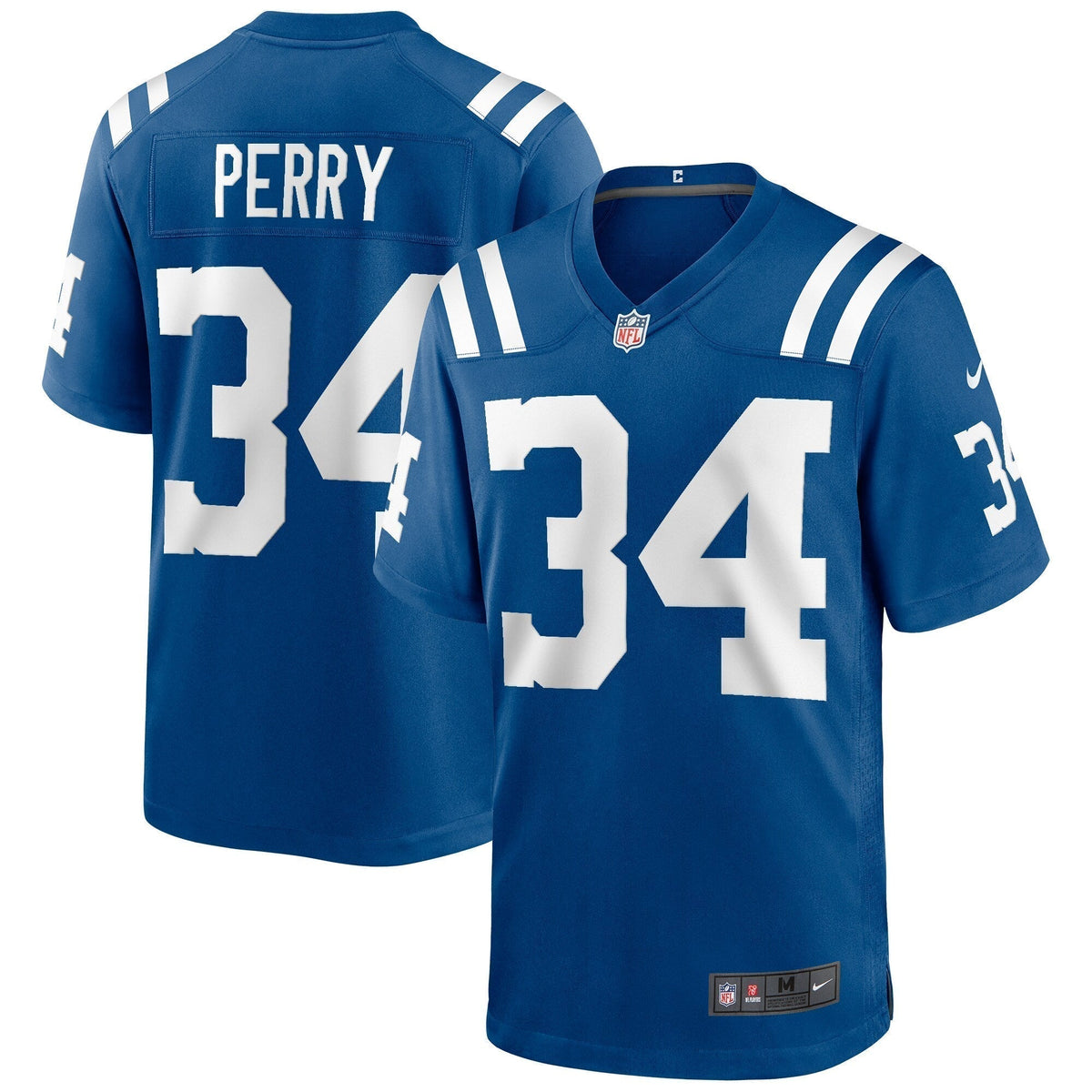 Joe Perry Indianapolis Colts Nike Game Retired   Jersey - Royal