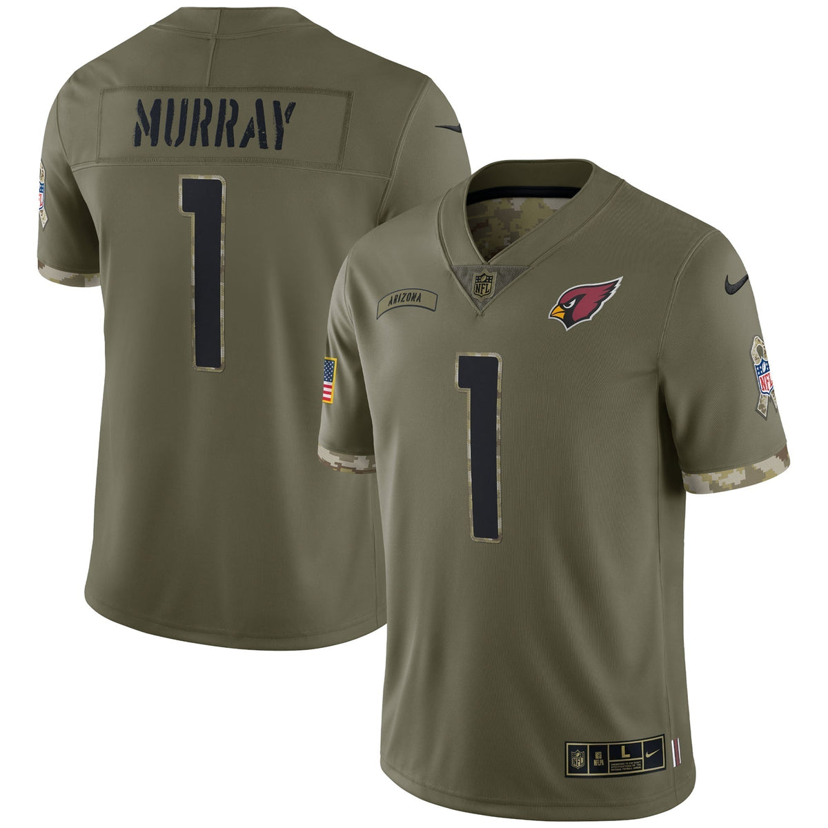 Kyler Murray Arizona Cardinals Nike Salute To Service Limited Jersey - Olive