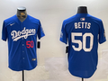 Men's Los Angeles Dodgers Mookie Betts #50 Royal Replica Player Jersey