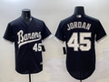 Men's Chicago White Sox Michael Jordan #45 Black Alternate Replica Team Jersey