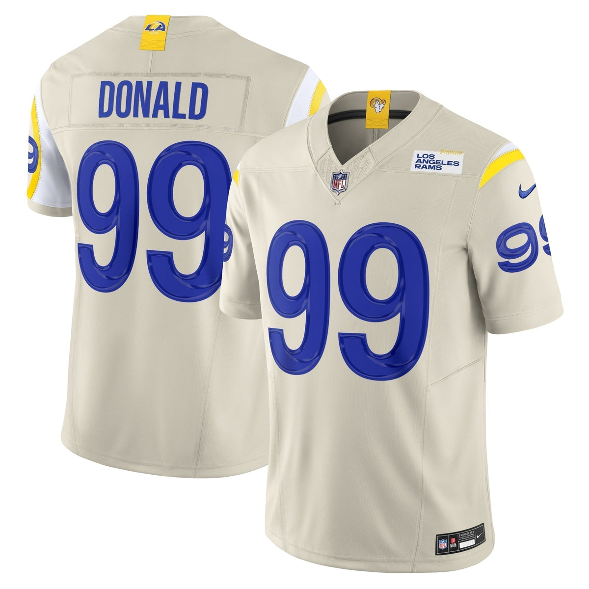 Aaron Donald Los Angeles Rams Nike Alternate Vapor F.U.S.E. Limited Jersey - Bone