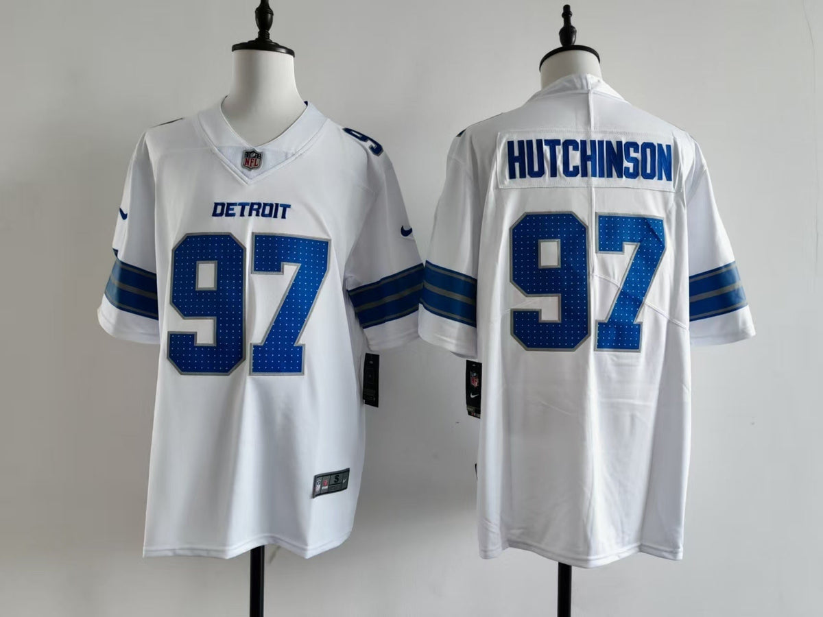 Men's Detroit Lions Aidan Hutchinson Jersey -  White