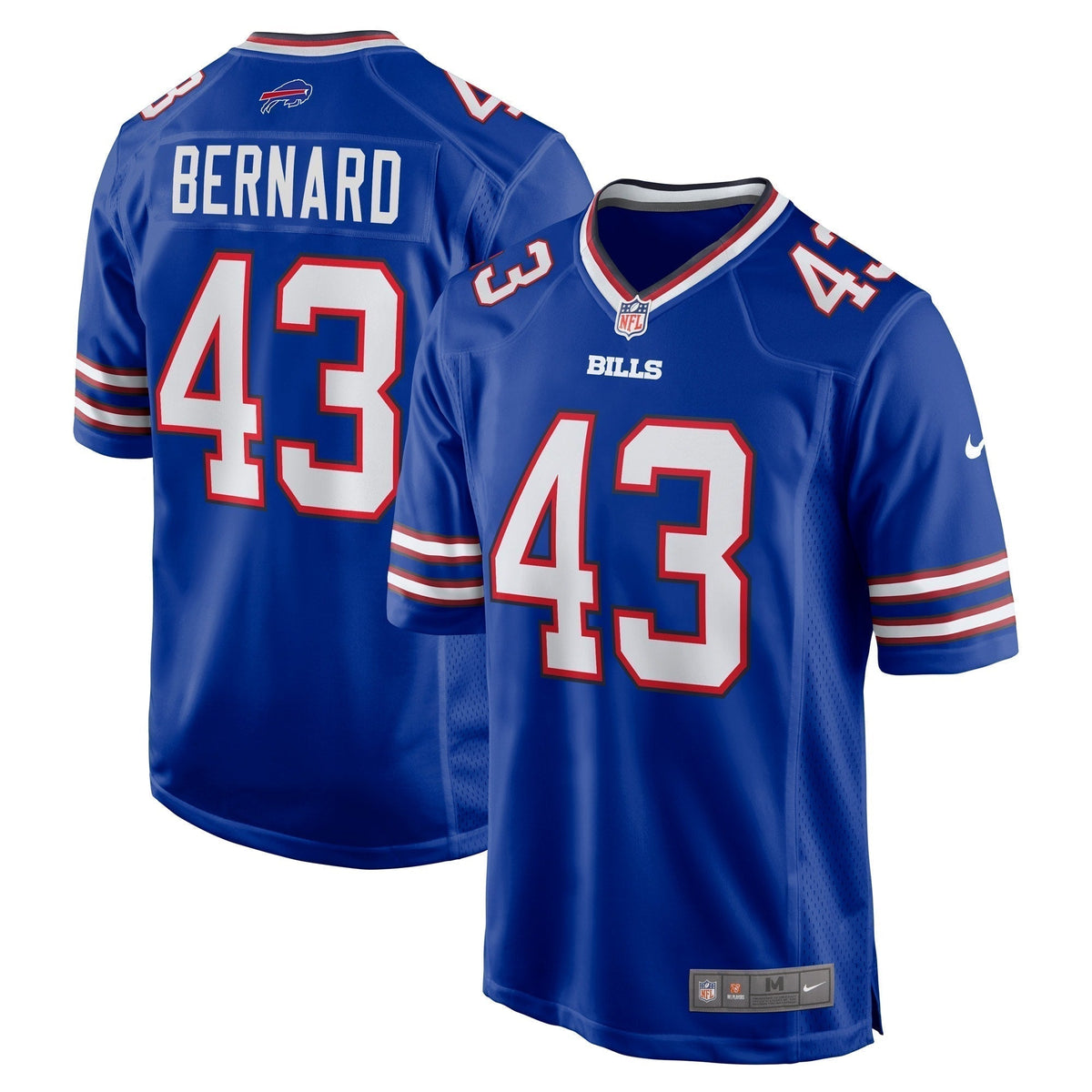 Terrel Bernard Buffalo Bills Nike Game   Jersey - Royal