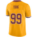 W.Commanders #99 Chase Young Gold Stitched Player Vapor Game Football Jerseys