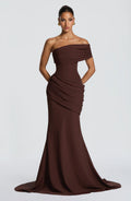 Kasia Gown - Plum Brown