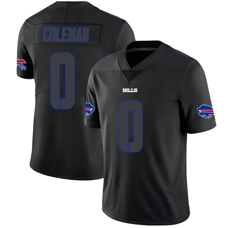 B.Bills #0 Keon Coleman Player Black Legend Elite Limited Football Jerseys