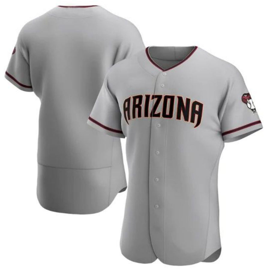 A.Diamondbacks Blank Player Gray Elite Stitches Baseball Jerseys