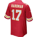 KC.Chiefs #17 Mecole Hardman Player Red Home Game Stitched Football Jerseys