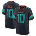 M.Dolphins #10 Tyreek Hill Player Blue Rivalries Collection Game Football Jerseys