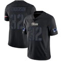 NE.Patriots #32 TreVeyon Henderson Player Black Limited Impact Football Jerseys