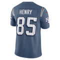 NE.Patriots #85 Hunter Henry Player Storm Blue Rivalries Collection Limited Foothball Jerseys