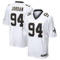 #94 Cameron Jordan Player NO.Saints White Game Football Jerseys