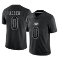 NY.Jets #0 Braelon Allen Player Black REFLECTIVE Limited Football Jerseys