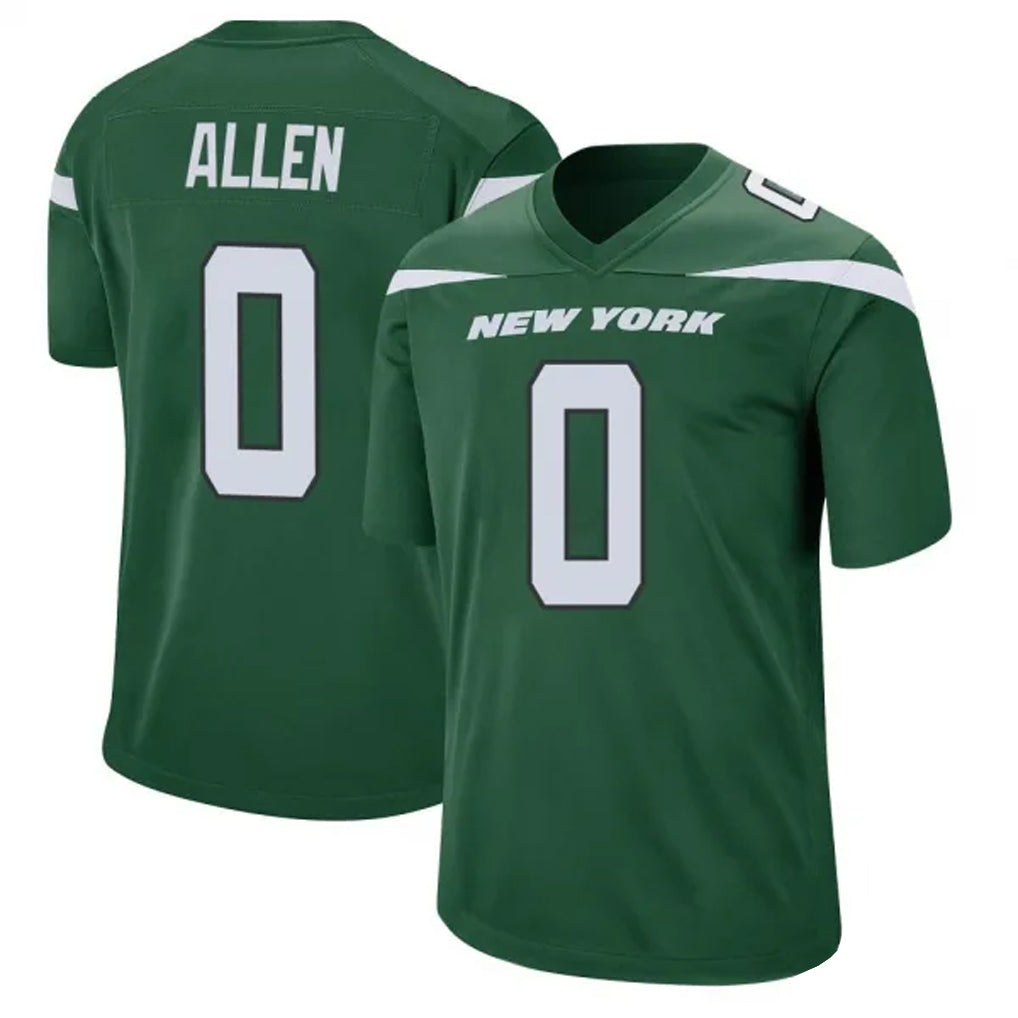 NY.Jets #0 Braelon Allen Player Green Game Football Jerseys