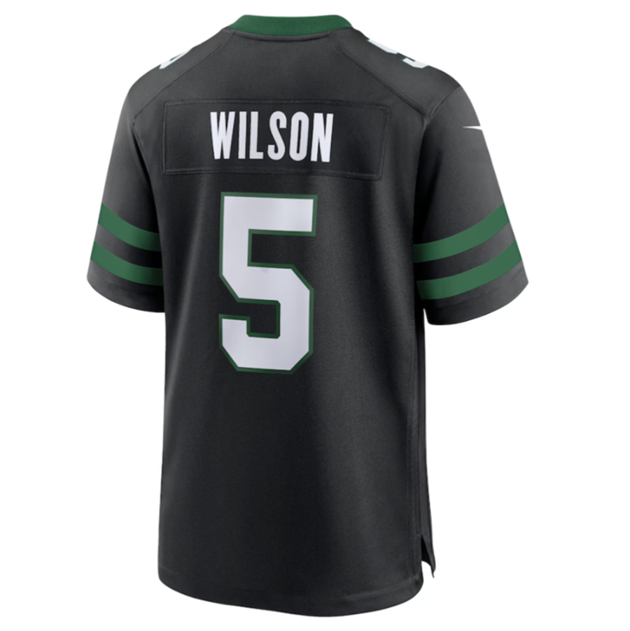#5 Garrett Wilson Player NY.Jets Black Game Football Jerseys