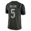 NY.Jets #5 Garrett Wilson Player Gotham Green Vapor F.U.S.E. Limited Football Jerseys