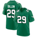 P.Eagles #29 AJ Dillon Player  Kelly Green Home Game Football Jerseys