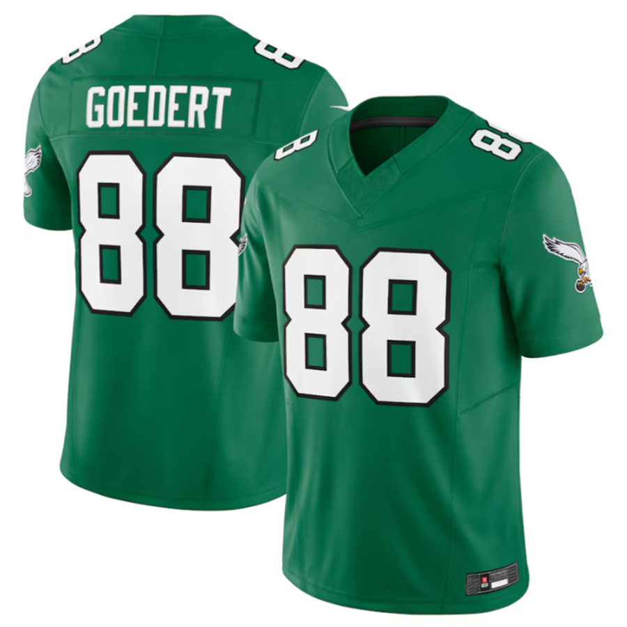 P.Eagles #88 Dallas Goedert Player Midnight Green Vapor F.U.S.E. Limited Jersey Stitched Football Jerseys