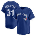 T.Blue Jays #31 Max Scherzer Player Royal Limited City Connect Baseball Jerseys