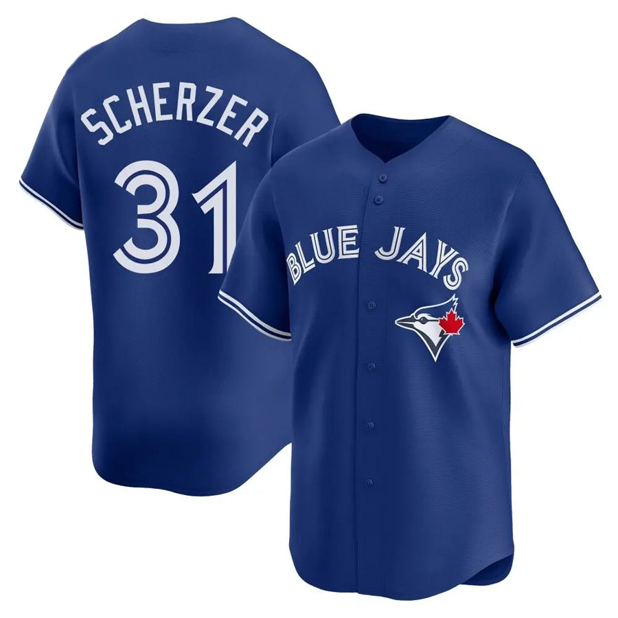 T.Blue Jays #31 Max Scherzer Player Royal Limited City Connect Baseball Jerseys