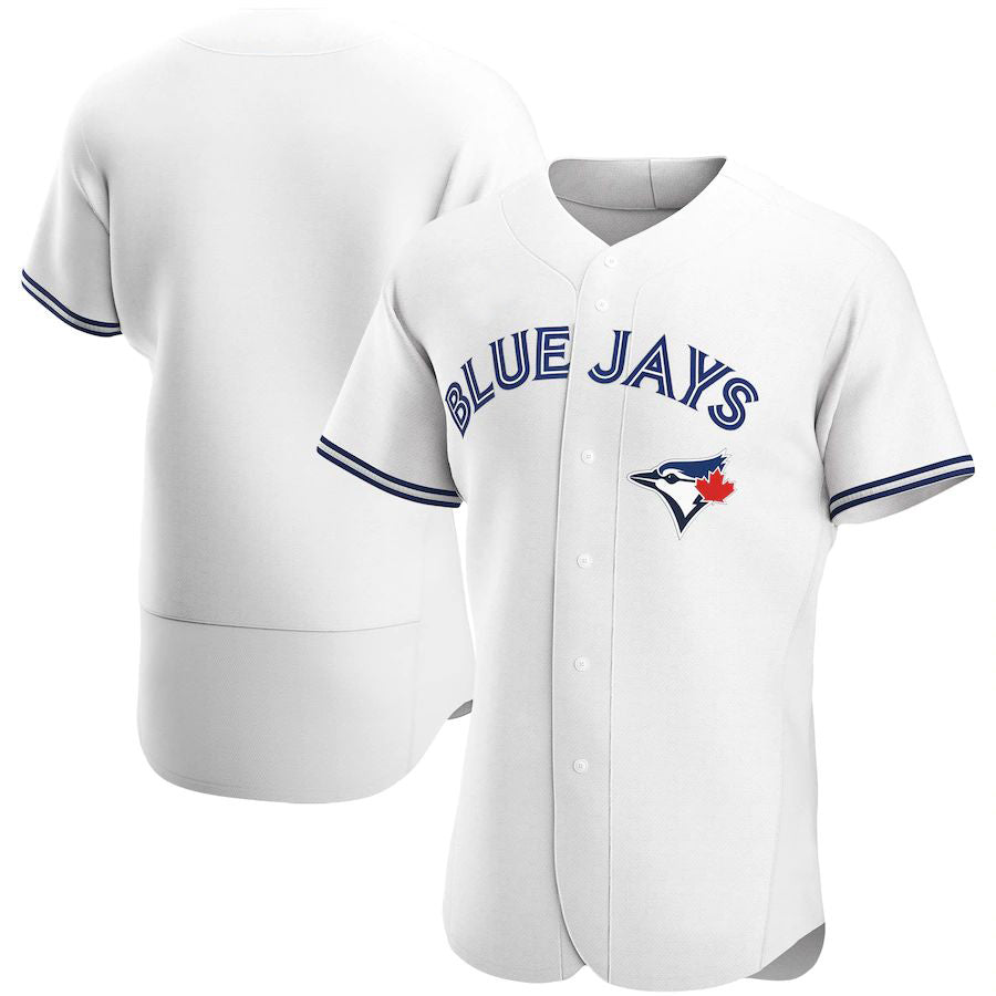 T.Blue Jays Blank Player White Home Team Baseball Jerseys