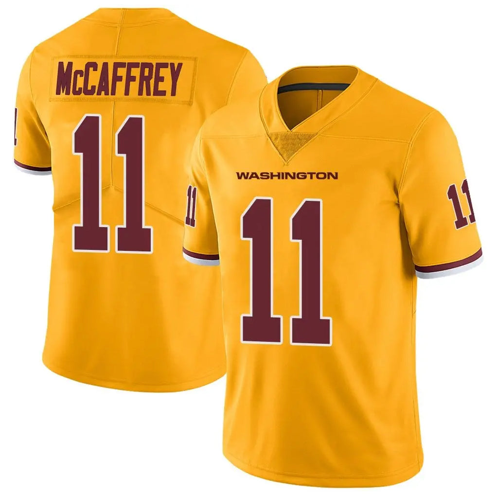 W.Commanders #11 Luke McCaffrey Player Gold Vapor Limited Football Jerseys