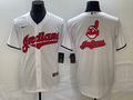Men's Cleveland Guardians White Home Replica Team Jersey1