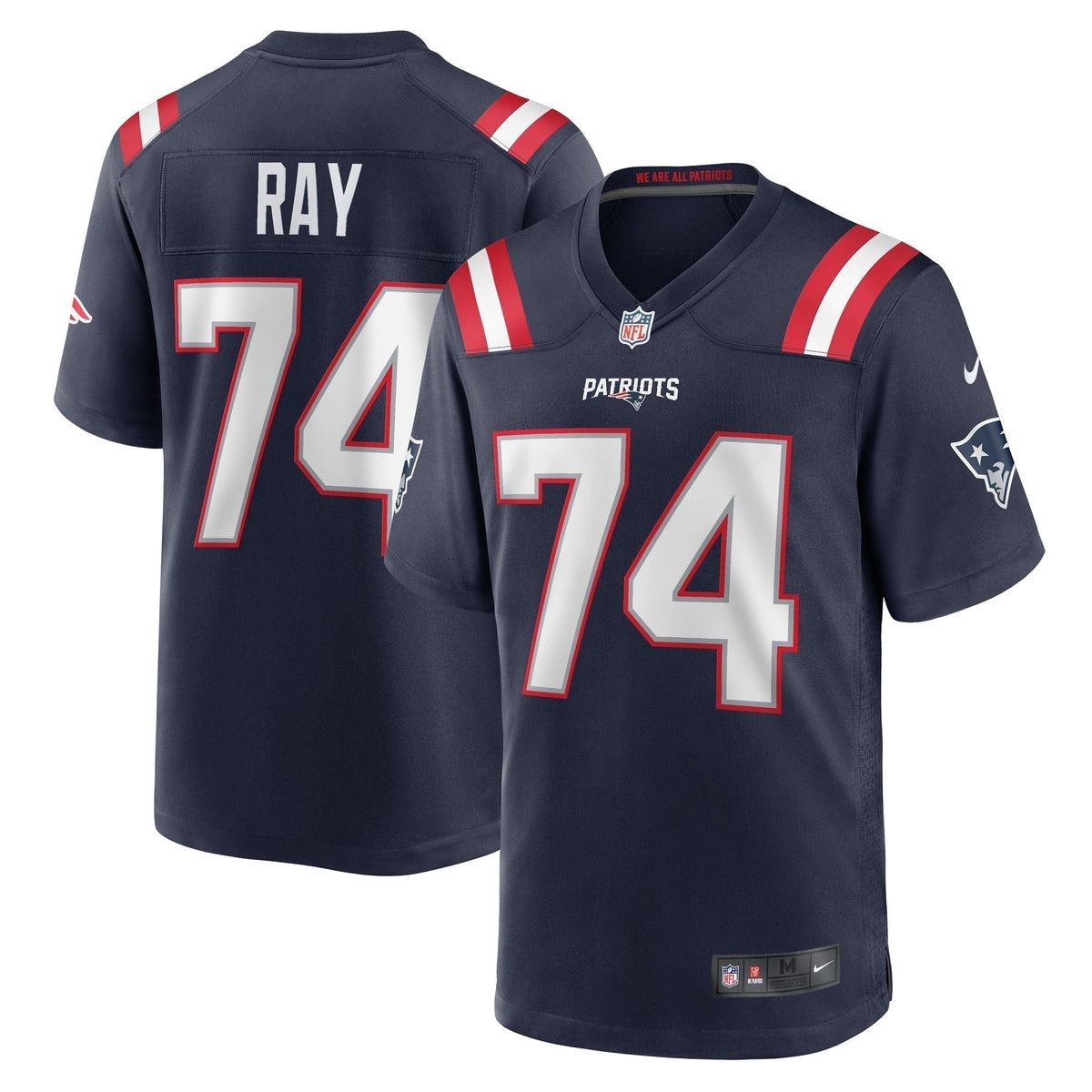 LaBryan Ray New England Patriots Nike Game   Jersey - Navy