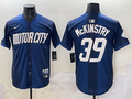 Men's Detroit Tigers Zach McKinstry #39 Navy 2024 City Connect Limited Jersey