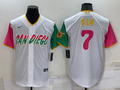 Men's San Diego Padres Ha-Seong Kim #7 White Stitched Jersey