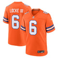 P.J. Locke III Denver Broncos Nike Mile High Collection 1977 Throwback   Game Jersey - Orange