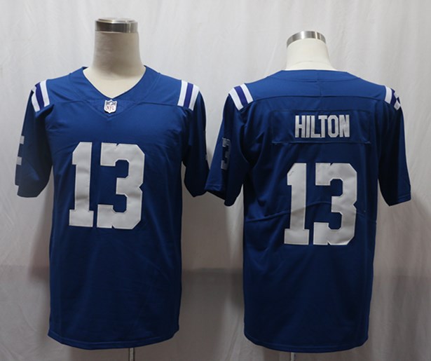 Men's Indianapolis Colts TY Hilton Blue Game Jersey1