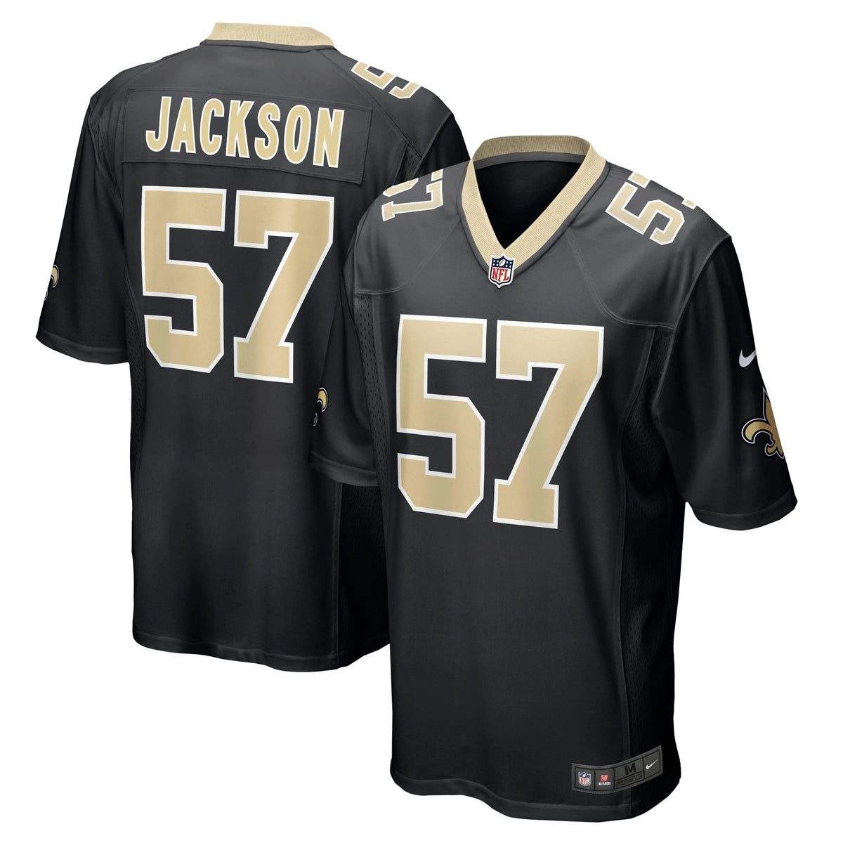 Rickey Jackson New Orleans Saints Nike Retired   Jersey - Black