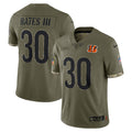 Jessie Bates III Cincinnati Bengals Nike Salute To Service Limited Jersey - Olive