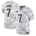 John Elway Denver Broncos Nike 2024 Salute to Service Retired   Limited Jersey - Arctic Camo