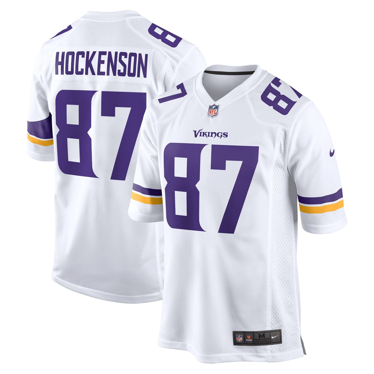 T.J. Hockenson Minnesota Vikings Nike Game   Jersey - White