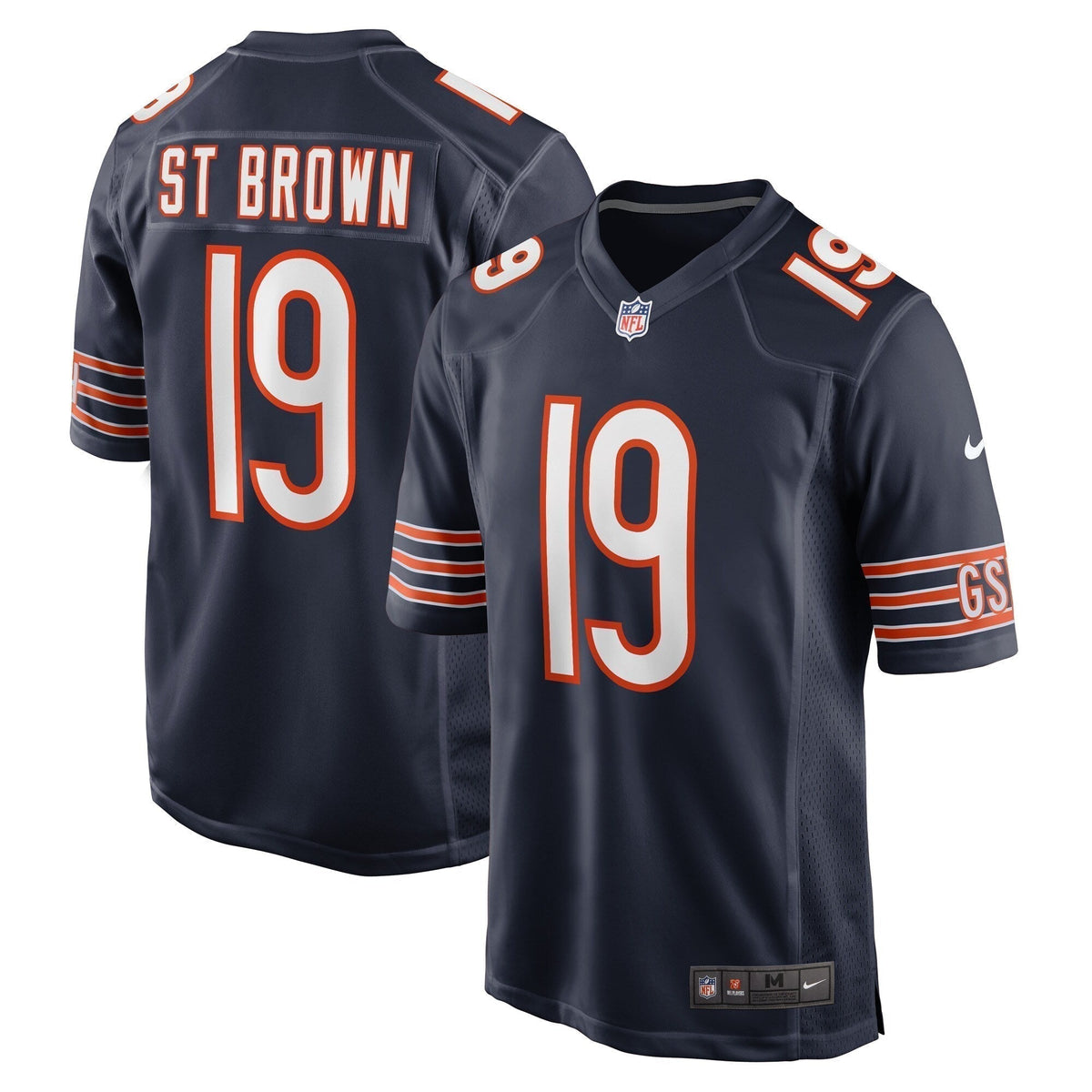 Equanimeous St. Brown Chicago Bears Nike Game   Jersey - Navy