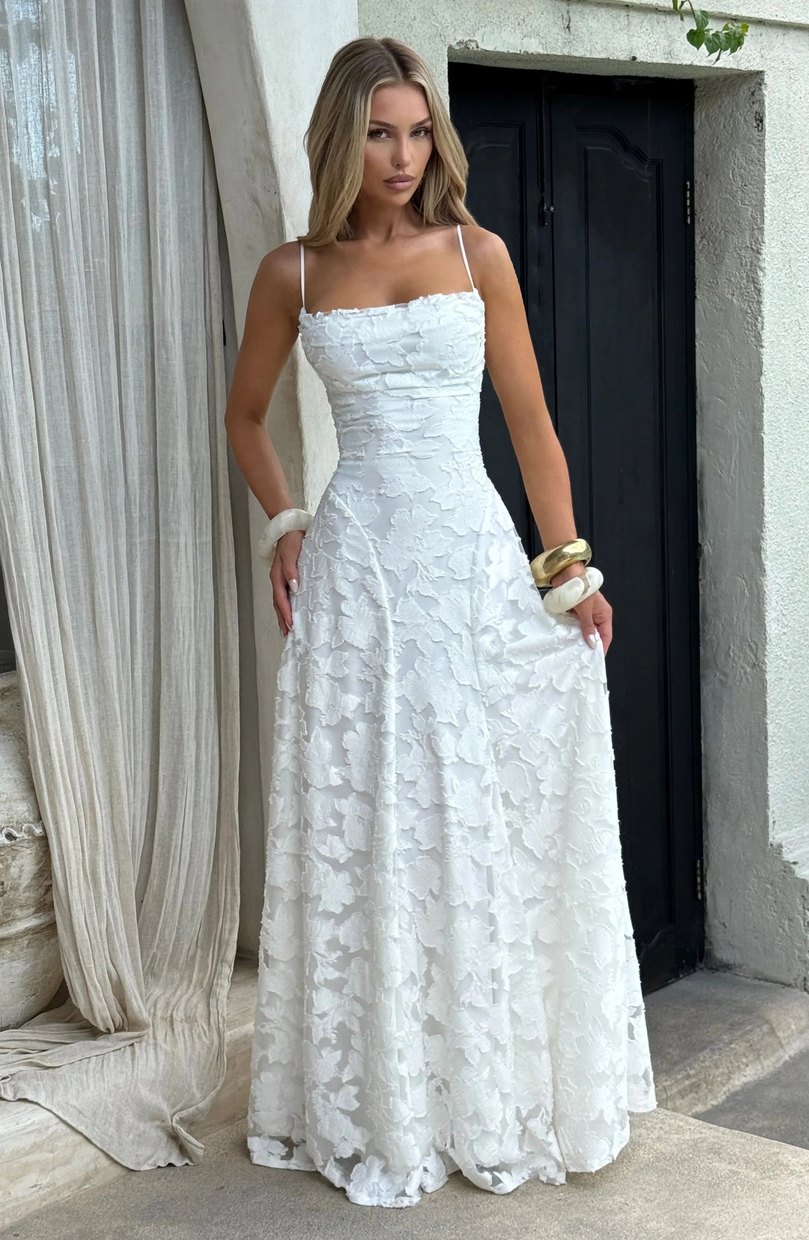 Francis Maxi Dress - Ivory