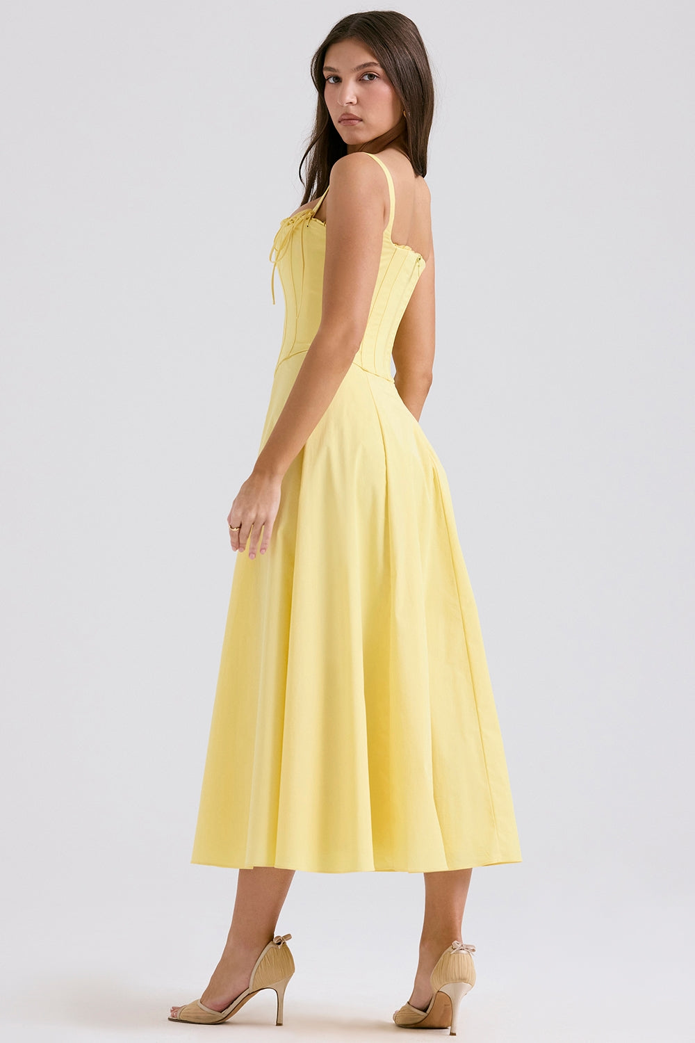 sunshine cotton midi sundress