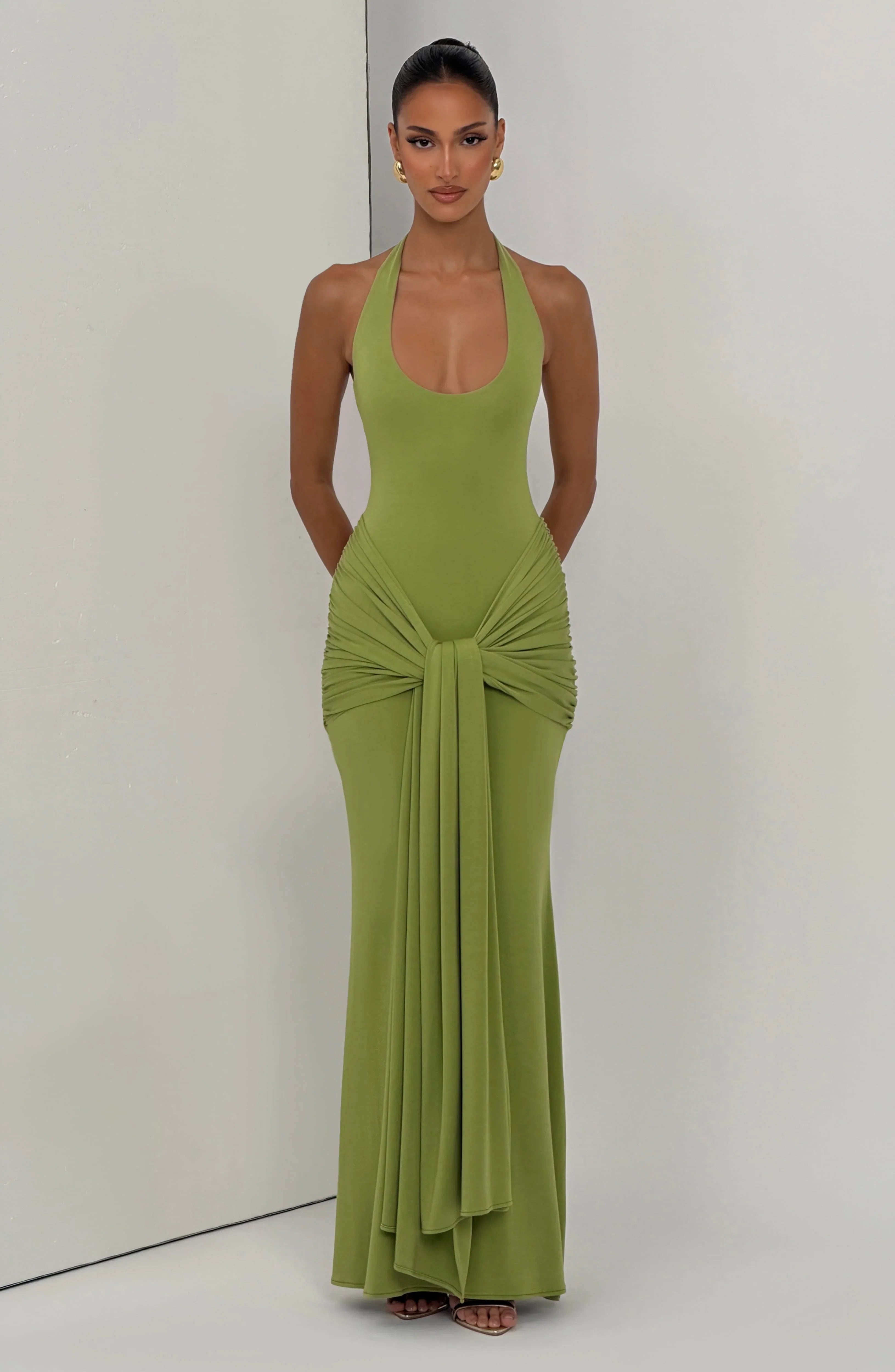Veneda Maxi Dress - Olive