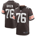 Lou Groza Cleveland Browns Nike Game Retired   Jersey - Brown