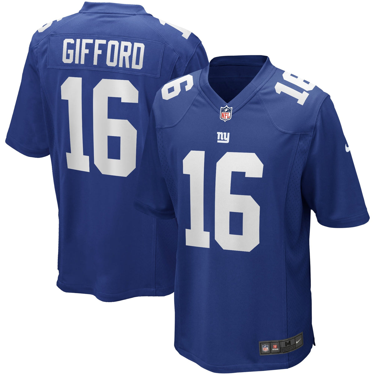 Frank Gifford New York Giants Nike Game Retired   Jersey - Royal