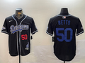 Men's Los Angeles Dodgers Mookie Betts Black Player Jersey
